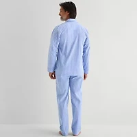 Stafford Mens Long Sleeve 2-pc. Pajama Sets