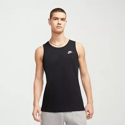 Nike Mens Crew Neck Sleeveless Muscle T-Shirt
