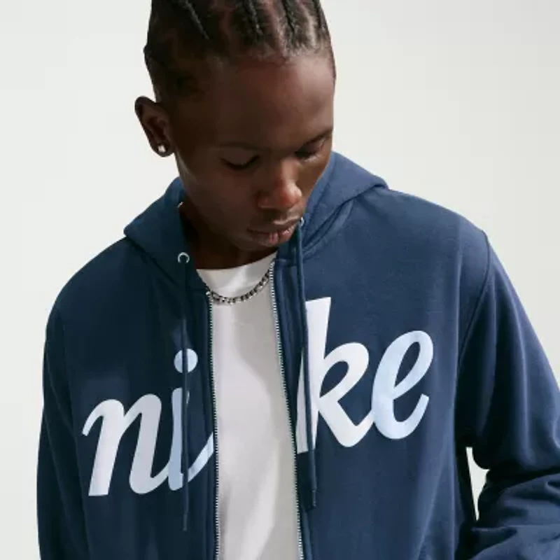 Nike Mens Long Sleeve Fleece Zipper Active Hoodie