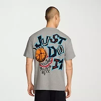 Nike Just Do It Mens Crew Neck Short Sleeve Regular Fit Graphic T-Shirt