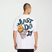 Nike Just Do It Mens Crew Neck Long Sleeve Regular Fit Graphic T-Shirt