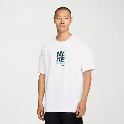 Nike Just Do It Mens Crew Neck Long Sleeve Regular Fit Graphic T-Shirt