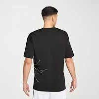 Nike Mens Crew Neck Short Sleeve Regular Fit Graphic T-Shirt