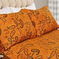 SUPERIOR® Paisley Cotton Flannel Warm Winter Pillowcase