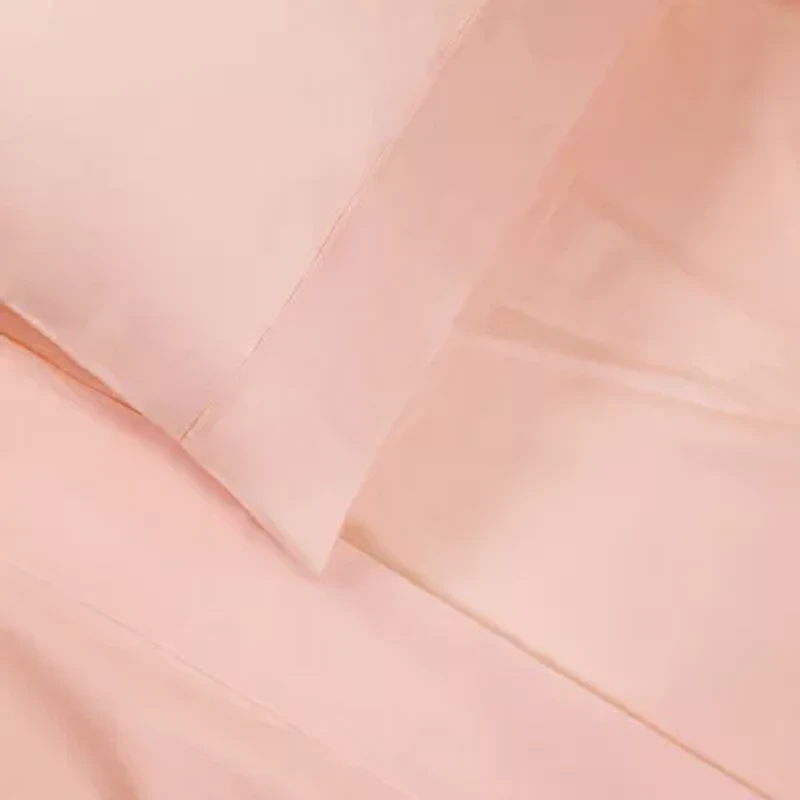 SUPERIOR® Percale Cotton Crisp Cool Breathable 300tc Deep Pocket Sheet Set