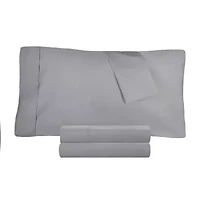 SUPERIOR® Percale Cotton Crisp Cool Breathable 300tc Deep Pocket Sheet Set