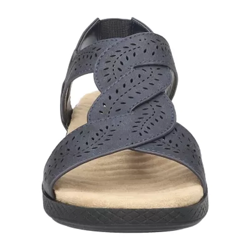 Easy Street Womens Weare Wedge Sandals