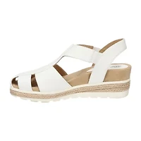 Easy Street Womens Freeport Wedge Sandals