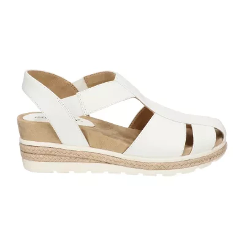 Easy Street Womens Freeport Wedge Sandals