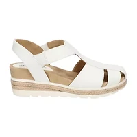 Easy Street Womens Freeport Wedge Sandals
