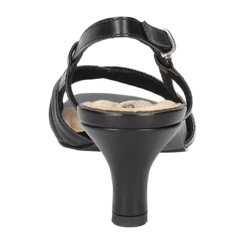 Easy Street Womens Delite Heeled Sandals