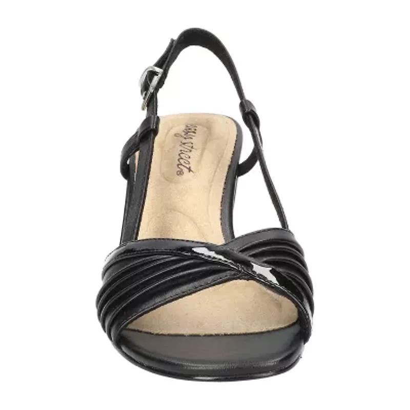 Easy Street Womens Delite Heeled Sandals