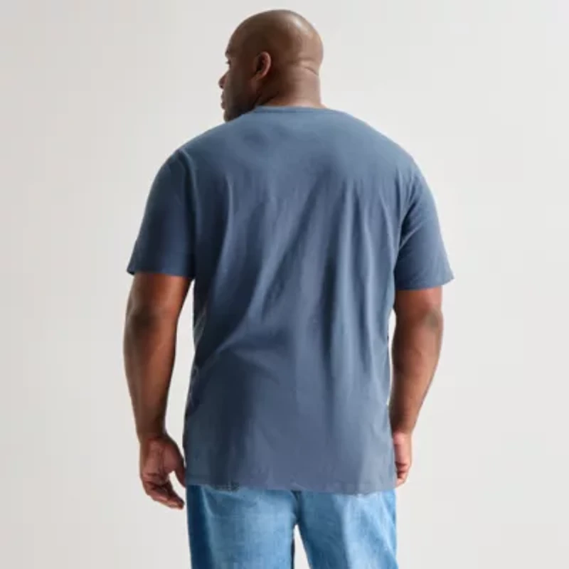 mutual weave Mens Crew Neck Short Sleeve Big and Tall T-Shirt