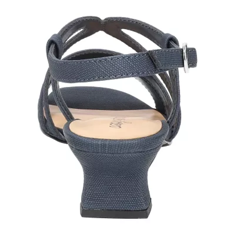 Easy Street Womens Blissful Heeled Sandals