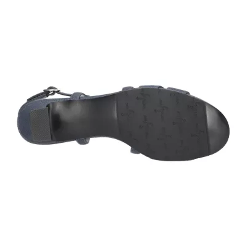 Easy Street Womens Blissful Heeled Sandals