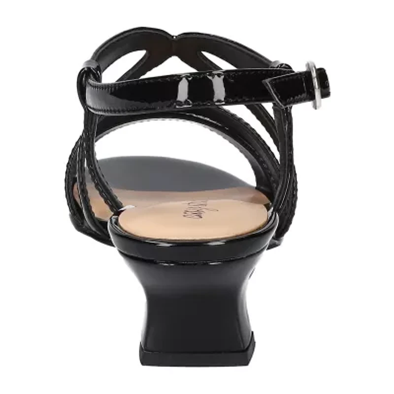 Easy Street Womens Blissful Heeled Sandals