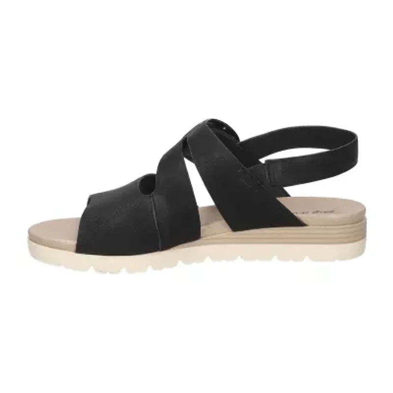 Easy Street Womens Daydream Wedge Sandals
