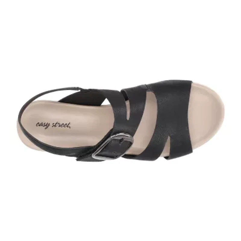 Easy Street Womens Daydream Wedge Sandals