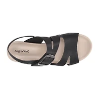 Easy Street Womens Daydream Wedge Sandals