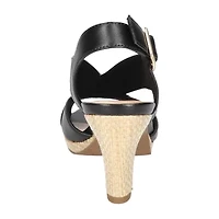 Easy Street Womens Christy Heeled Sandals
