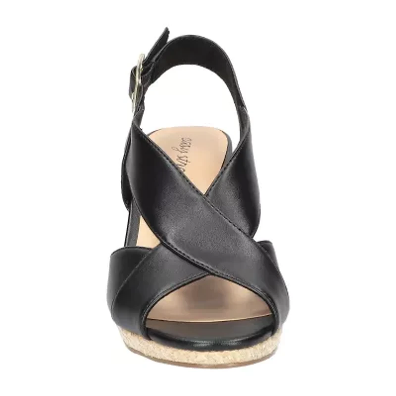 Easy Street Womens Christy Heeled Sandals