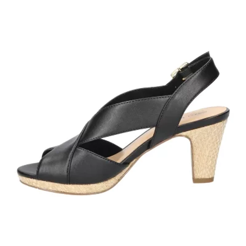 Easy Street Womens Christy Heeled Sandals