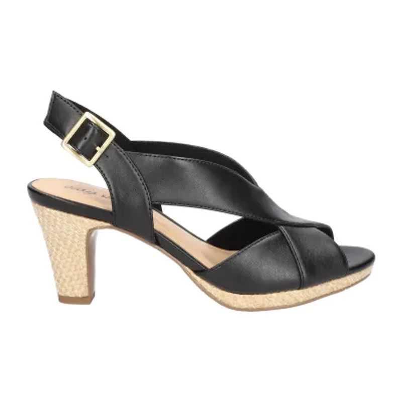 Easy Street Womens Christy Heeled Sandals