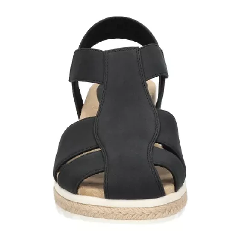 Easy Street Womens Freeport Wedge Sandals