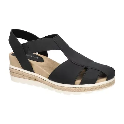Easy Street Womens Freeport Wedge Sandals