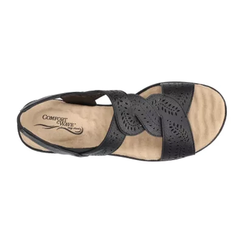 Easy Street Womens Weare Wedge Sandals