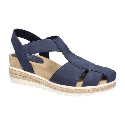 Easy Street Womens Freeport Wedge Sandals