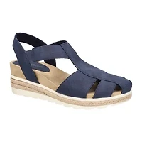 Easy Street Womens Freeport Wedge Sandals