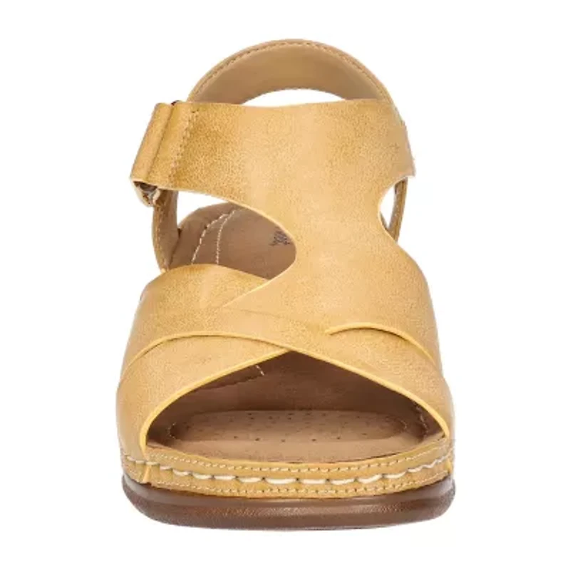Easy Street Womens Lani Wedge Sandals