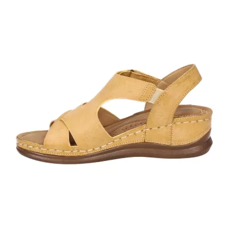 Easy Street Womens Lani Wedge Sandals