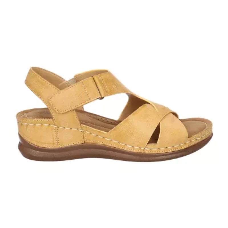 Easy Street Womens Lani Wedge Sandals