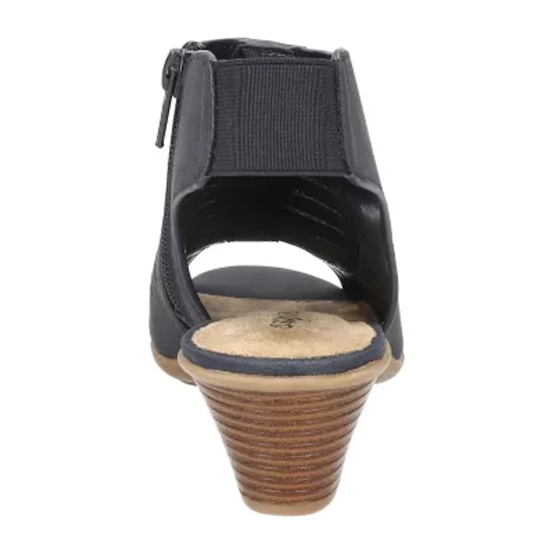 Easy Street Womens Elevate Heeled Sandals