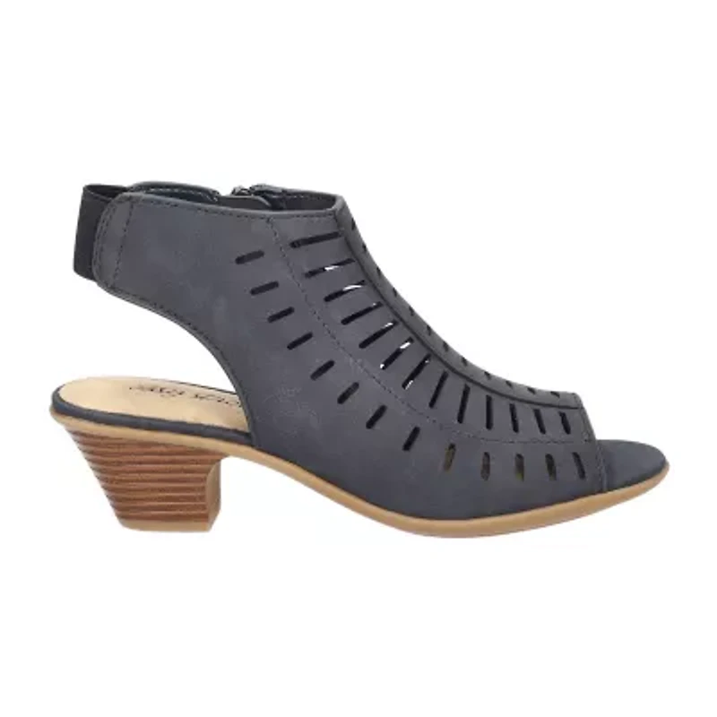 Easy Street Womens Elevate Heeled Sandals