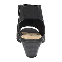 Easy Street Womens Elevate Heeled Sandals