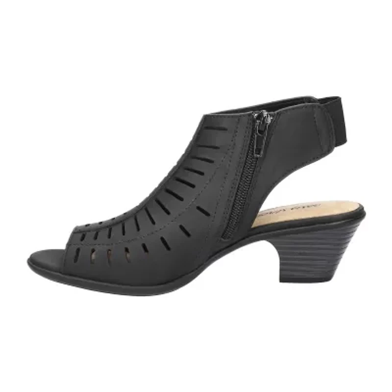 Easy Street Womens Elevate Heeled Sandals