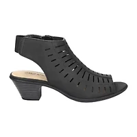 Easy Street Womens Elevate Heeled Sandals
