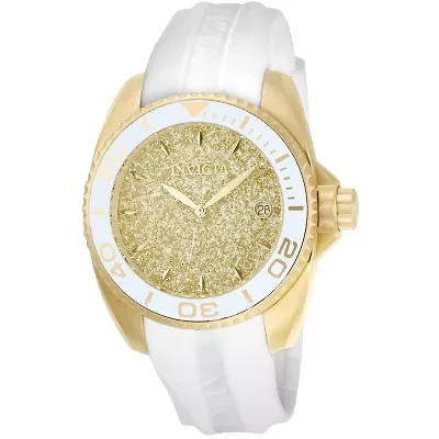 Invicta Womens White Strap Watch