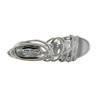 Easy Street Elated Womens Round Open Toe Stiletto Heel Pumps