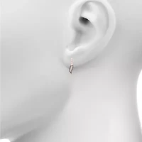 Womens 1/6 CT. T.W. Natural Champagne Diamond 10K Rose Gold Drop Earrings