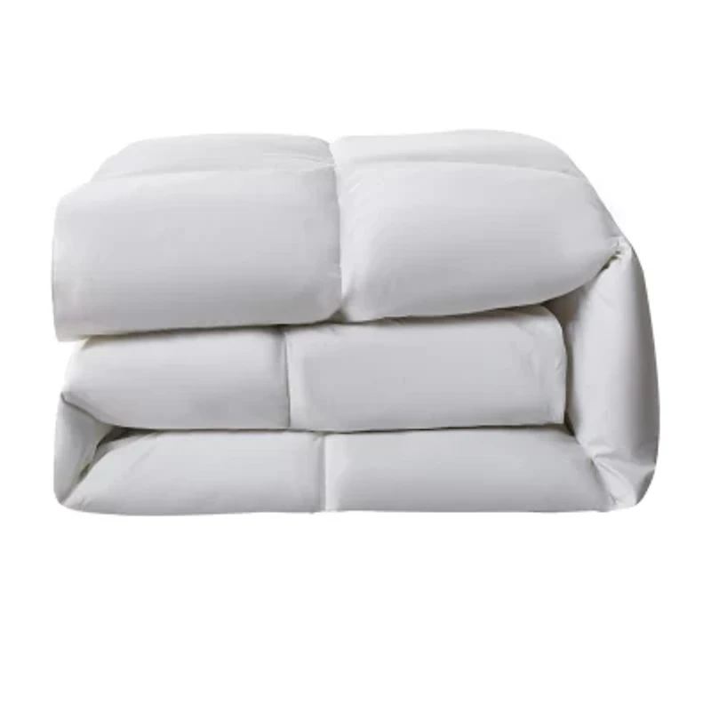 Serta 233 Thread Count Light Warmth White Goose Feather And Down Fiber Comforter