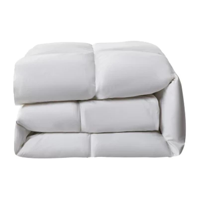 Serta 233 Thread Count All Seasons Warmth White Goose Feather And Down Fiber Comforter