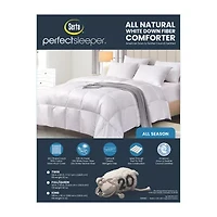 Serta 300 Thread Count All Seasons Warmth White Down Fiber Comforter