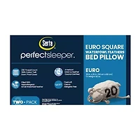 Serta Feather 2 Pack Euro Pillow