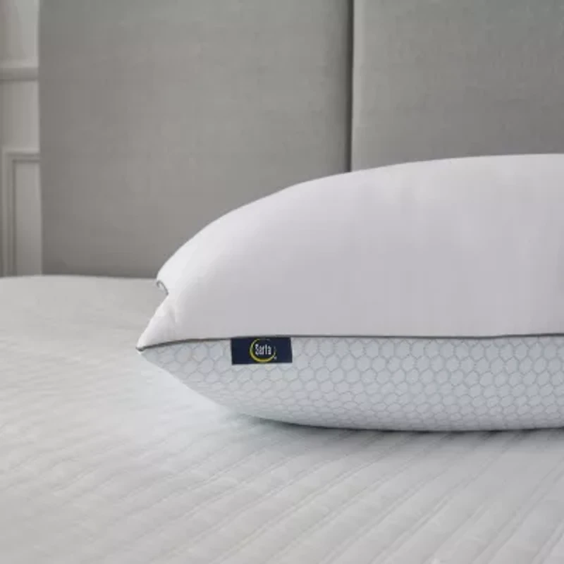Serta 233TC White Goose Feather 2-Pack Pillow