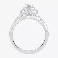 Signature By Modern Bride Womens 1 CT. T.W. Natural White Diamond 14K Gold Bridal Set