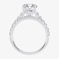 Signature By Modern Bride (H-I / Si1-Si2) Womens 2 CT. T.W. Lab Grown White Diamond 14K Gold Round Bridal Set